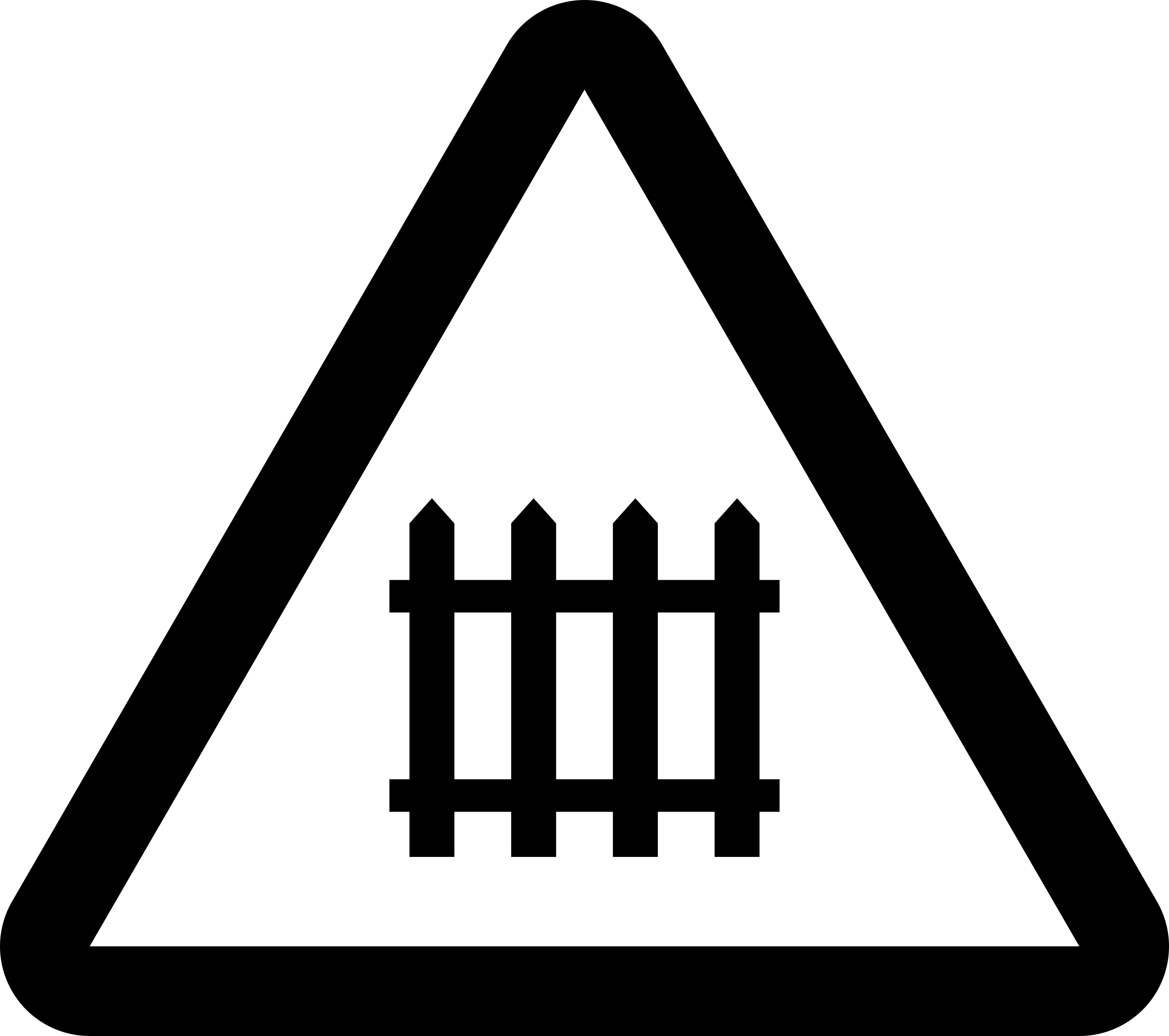 Rail Crossing Outline Svg Vector Free Vectors
